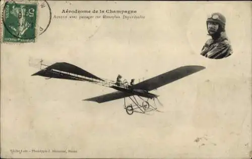CPA Aérodrome de la Champagne, Monoplan Deperdustin