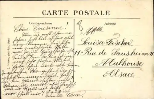 CPA Le monoplan Blériot, piloté par Legagneux
