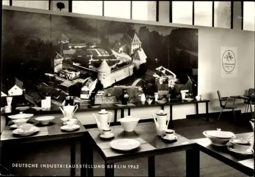 Ak Berlin Charlottenburg, Dt. Industrieausstellung, Porzellan, Hutschenreuther