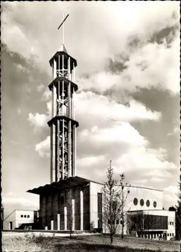 Ak Berlin Tiergarten Hansaviertel, Kaiser Friedrich Gedächtniskirche