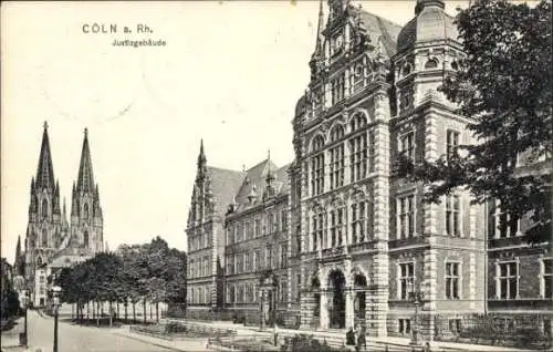 Ak Köln am Rhein, Justizgebäude