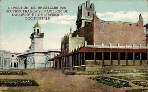 Ak Bruxelles Brüssel, Weltausstellung 1910, Section Francaise