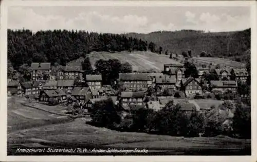 Ak Stützerbach Ilmenau Thüringer Wald, Kneippkurort  idyllische Landschaft mit Häusern