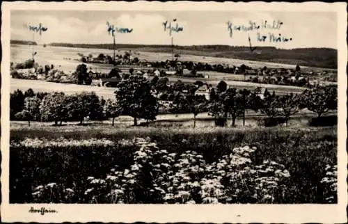 Ak Dorfhain in Sachsen, Panorama
