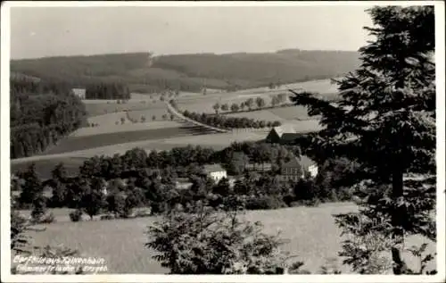 Ak Liebstadt Erzgebirge Sachsen, Dorfbild, Landschaft mit Feldern und Bäumen, Sommerfrische, Erzg