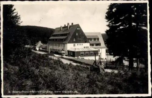 Ak Rehefeld Zaunhaus Altenberg im Erzgebirge, Blick auf Grenzbaude