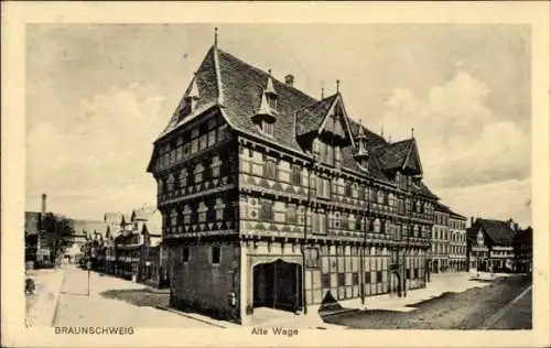 Ak Braunschweig in Niedersachsen, Alte Wage