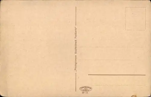 Ak Lüneburg in Niedersachsen, Am Sande mit Blick zur Johanniskirche, Reichenbachbrunnen