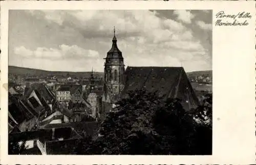 Ak Pirna an der Elbe, Marienkirche