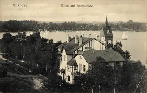 Ak Berlin Spandau Boxfelde, Bocksfelde, Ortsansicht