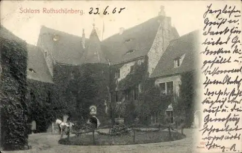 Ak Rothschönberg Klipphausen in Sachsen, Schloss
