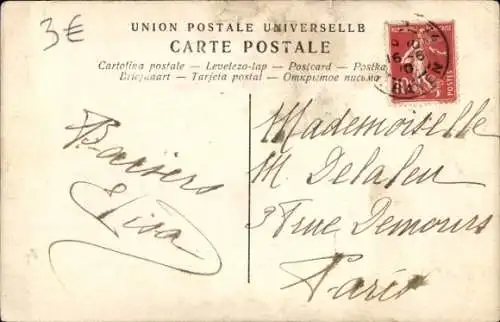 Ak Variete-Darstellerin, Delza, Porträt