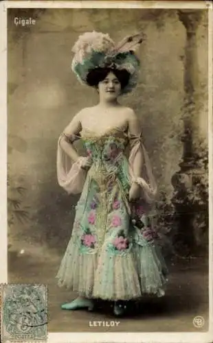 Ak Variete-Darstellerin, Letiloy, Porträt
