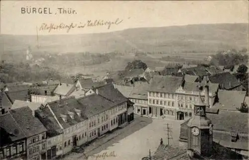Ak Bürgel in Thüringen, Panorama