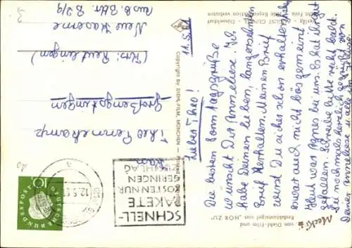 Ak Mecki der Igel, Aller Anfang ist schwer, Igelkinder in der Schule, Tafel