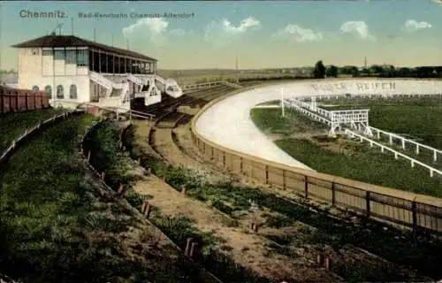 Ak Altendorf Chemnitz in Sachsen, Rad-Rennbahn