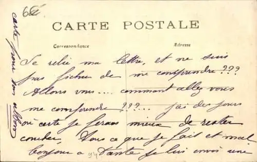 Ak Lavarenne, Überschwemmung, überschwemmte Straße, 1910