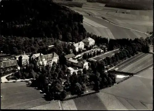 Ak Schorndorf im Remstal Württemberg, Mehrere Gebäude, umgeben von Feldern und Wäldern sind au...