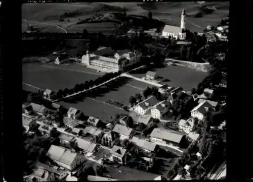 Ak Schorndorf im Remstal Württemberg, S黑白照,教堂,房屋,村庄