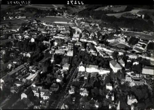 Foto Traunstein in Oberbayern, Fliegeraufnahme