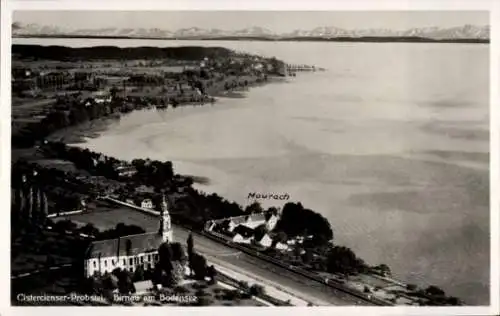 Ak Birnau Uhldingen Mühlhofen am Bodensee, Luftaufnahme