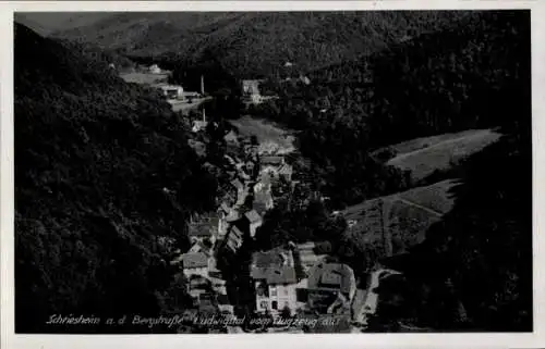 Ak Schriesheim an der Bergstraße, Fliegeraufnahme