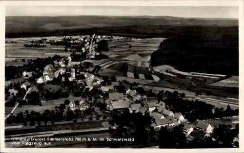 Ak Simmersfeld im Schwarzwald, Fliegeraufnahme