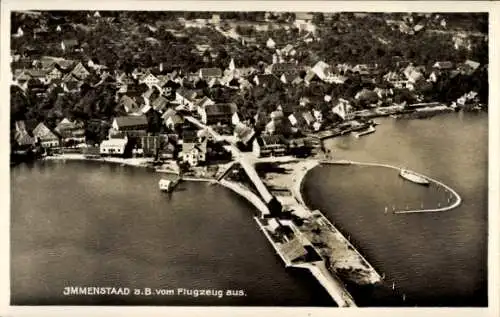 Ak Immenstaad am Bodensee, Fliegeraufnahme