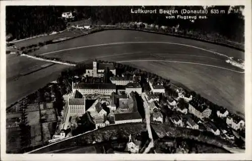 Ak Beuron an der Donau Württemberg, Luftkurort  Luftaufnahme, Donautal, 635 m