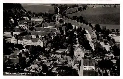 Ak Salem im Bodenseekreis Baden, Reichsabtei, Fliegeraufnahme