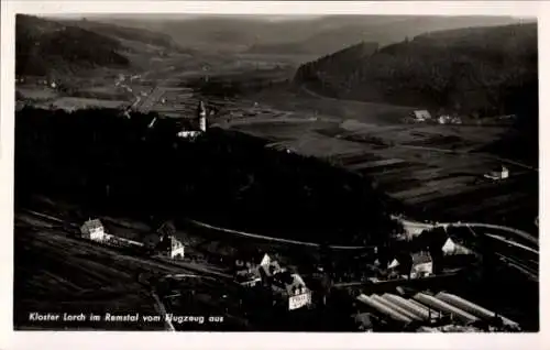 Ak Lorch im Remstal Württemberg, Kloster Lorch, Fliegeraufnahme
