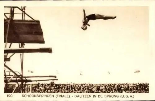 Ak Schoonspringen, Finale, Galitzen in de Sprong, Olympische Spiele 1928