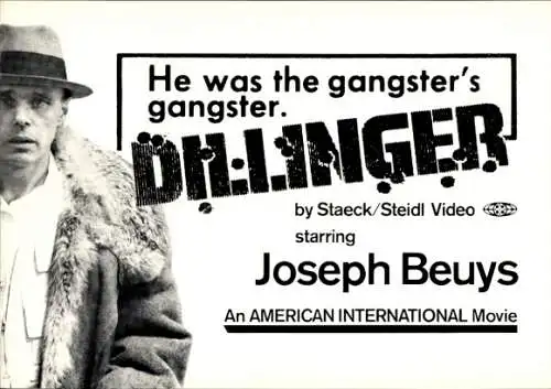 Künstler Ak Beuys, J., Dillinger, 1974, Aktionskünstler und Bildhauer