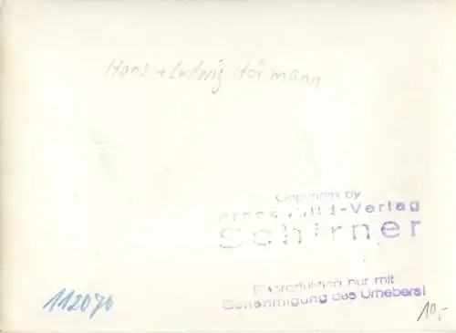 Foto Radrennfahrer Ludwig und Hans Hörmann, Portrait