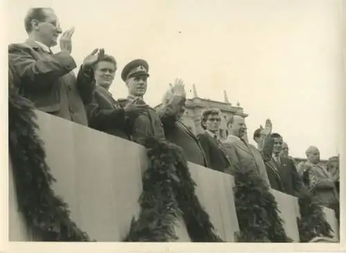 Foto Leipzig, II. Deutsches Turn- und Sportfest, Honecker, Köhler, Stoph, Matern, Stubnick, Ulbricht