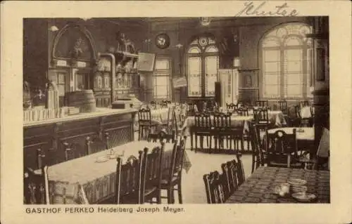 Ak Heidelberg am Neckar, Gasthof Perkeo, Inh. Joseph Meyer