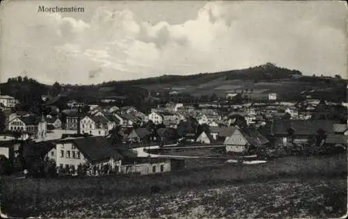 Ak Smržovka Morchenstern Region Reichenberg, Totalansicht der Ortschaft