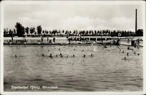 Ak Frankenthal in der Pfalz, Strandbad