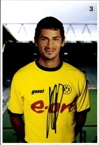 Autogrammkarte Fußballer Juan Ramòn Fernàndez, BVB 09, Borrussia Dortmund, Autogramm
