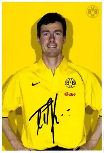 Autogrammkarte Konditionstrainer, BVB 09, Borrussia Dortmund, Autogramm