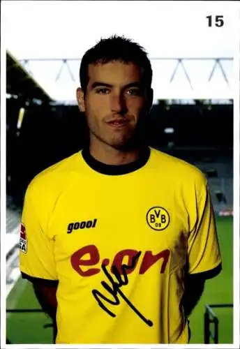Autogrammkarte Fußballer Niclas Jensen, BVB 09, Borrussia Dortmund, Autogramm