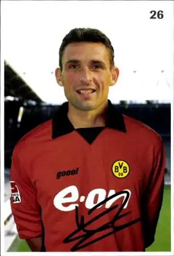 Autogrammkarte Fußballer Guillaume Warmuz, BVB 09, Borrussia Dortmund, Autogramm