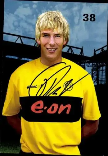 Autogrammkarte Fußballer Florian Thorwart, BVB 09, Borrussia Dortmund, Autogramm