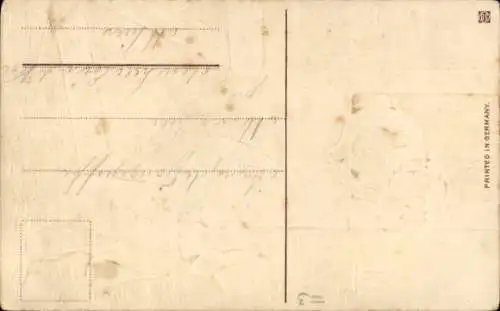 Präge Ak Mann und Frau in Badekleidung, Bademode