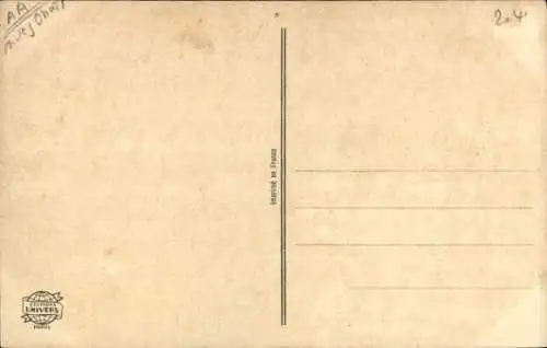 Ak 1. April, Vermenschlichte Katze mit Angel, Kirschen, Fisch