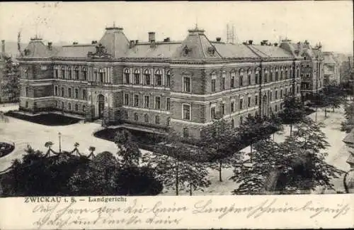 Ak Zwickau in Sachsen, Landgericht Zwickau