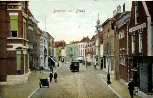 Ak Breda Nordbrabant Niederlande, Boschstraat