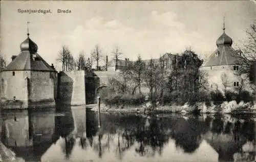 Ak Breda Nordbrabant Niederlande, Spanjaardsgat, Breda