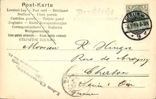 Ak Berlin, Gesamtansicht, Rathausturm