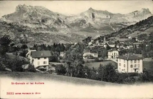 CPA Saint Gervais les Bains Haute Savoie, Panorama, les Auriers